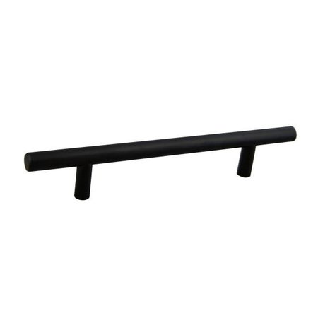 CROWN 8" Bar Cabinet Pull with 5" Center to Center Matte Black Finish CHP108BK